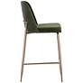2_Sunpan Zeke Counter Stool Antique Brass Bergen Olive more views