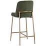 3_Sunpan Zeke Counter Stool Antique Brass Bergen Olive more views