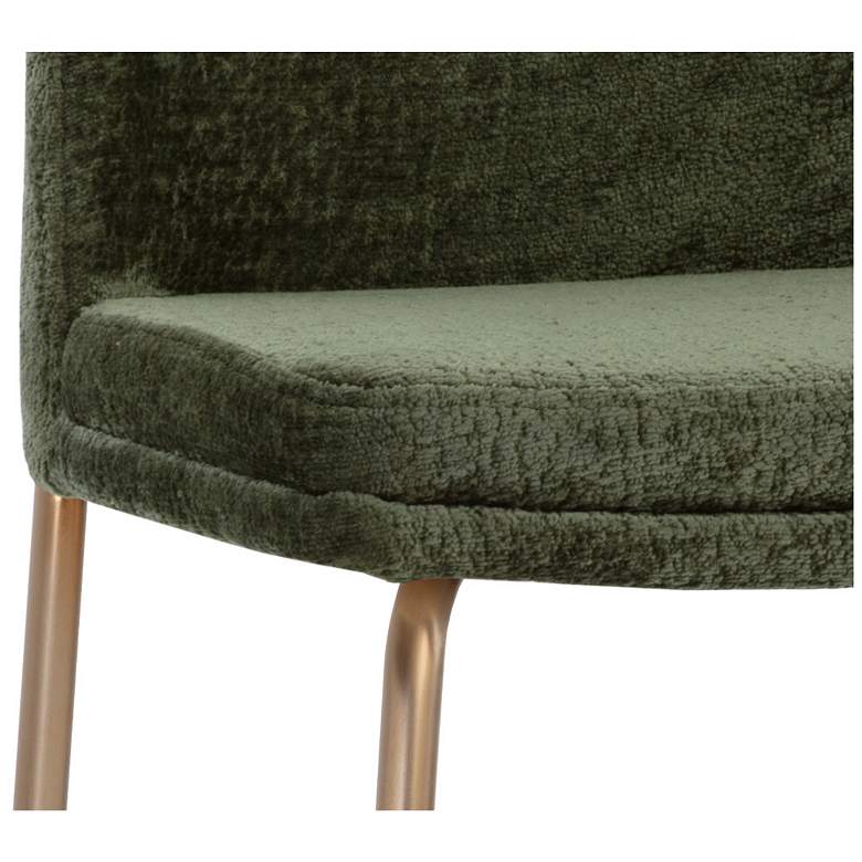 Image 5 Sunpan Zeke Counter Stool Antique Brass Bergen Olive more views