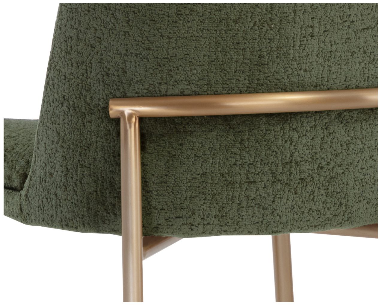 Image 6 Sunpan Zeke Counter Stool Antique Brass Bergen Olive more views