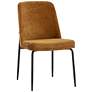 2_Sunpan Zeke Dining Chair Black Bergen Marmalade Set of 2