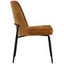 4_Sunpan Zeke Dining Chair Black Bergen Marmalade Set of 2 more views