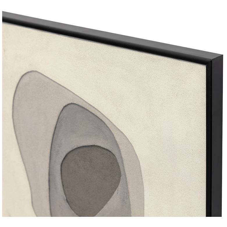Image 2 Sunpan Zen Garden (Set of 3) 30" X 30" Black Floater Frame more views