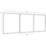 5_Sunpan Zen Garden (Set of 3) 30" X 30" Black Floater Frame more views