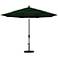 Sunset 11-Foot Forest Green Fabric Round Market Umbrella