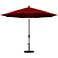 Sunset 11-Foot Jockey Red Fabric Round Market Umbrella