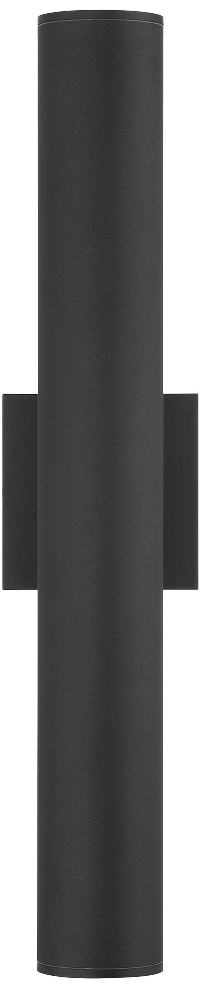 Image 2 Sunset 22" High 2-Light Black LED Wall Sconce more views