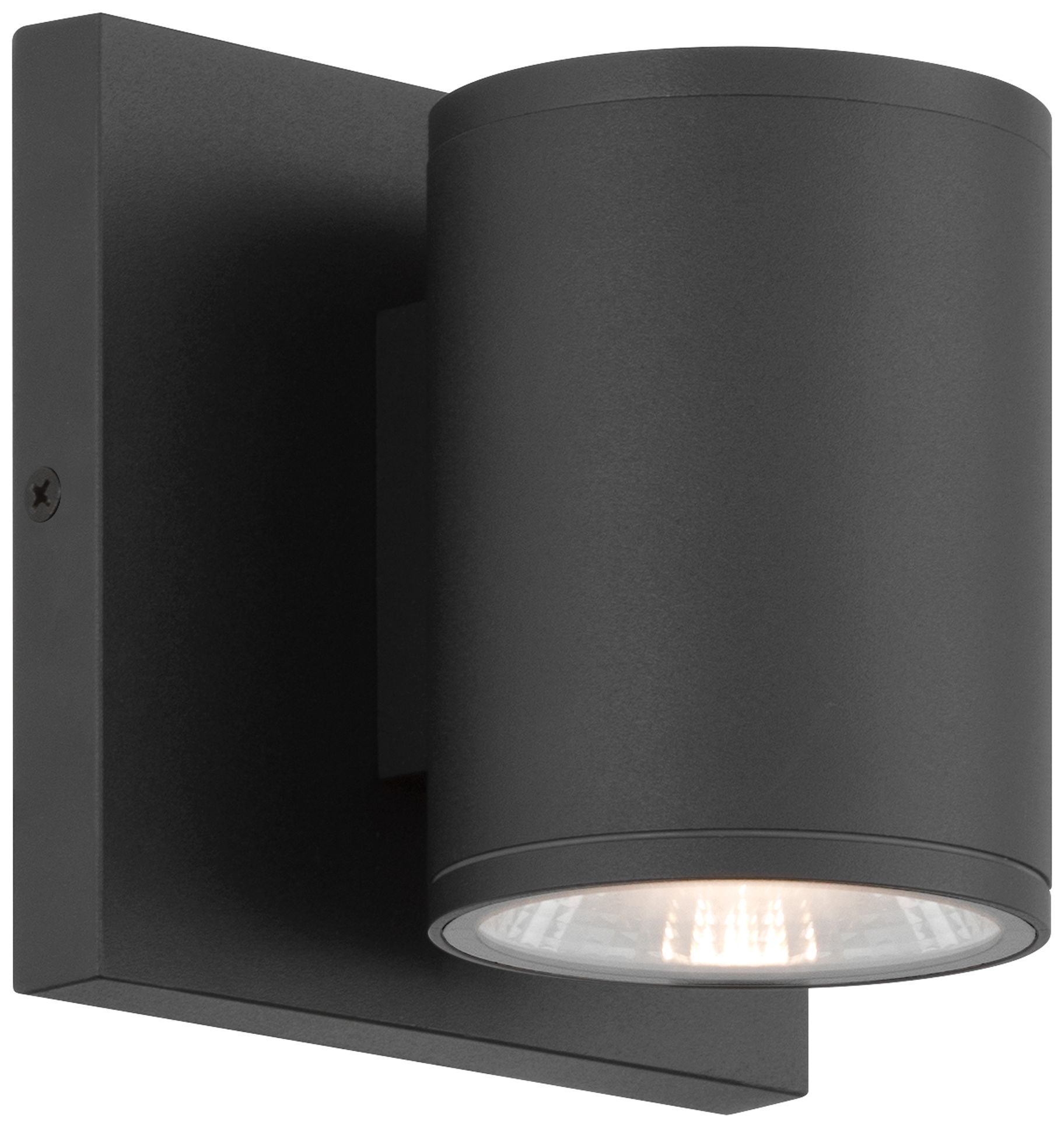Sunset 5" High Black LED Wall Sconce