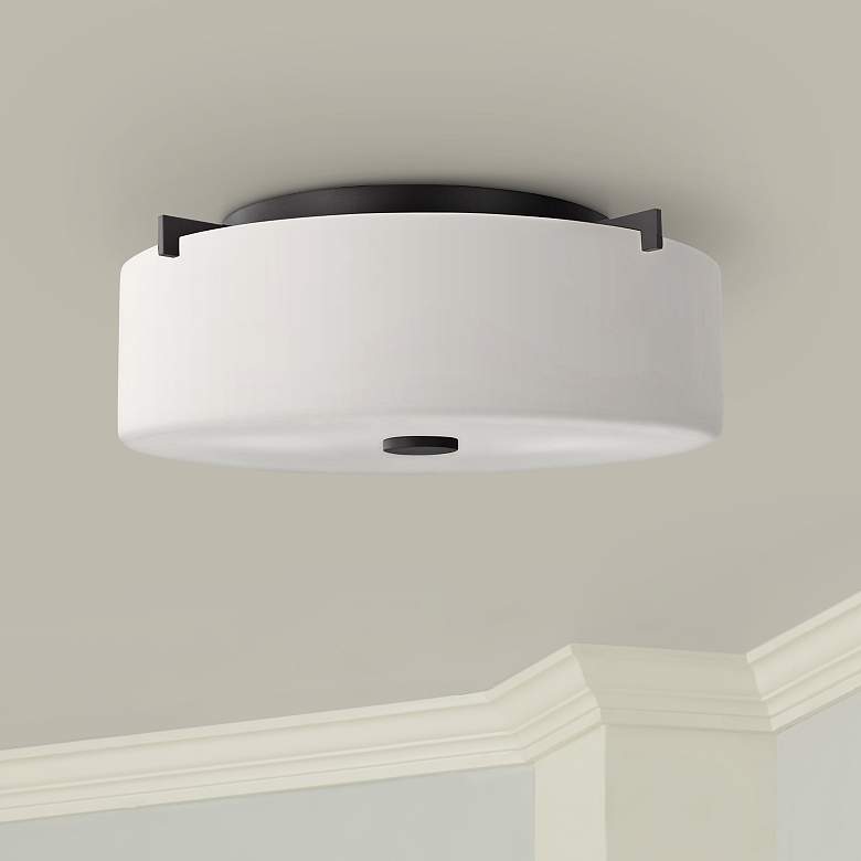 Image 1 Sunset Drive 13 1/2" Wide Bronze Ceiling Light