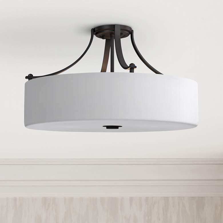 Image 1 Sunset Drive 22" Wide Oil-Rubbed Bronze Ceiling Light
