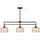 Sunset Drive 40" Wide Bronze Kitchen Island Light Chandelier