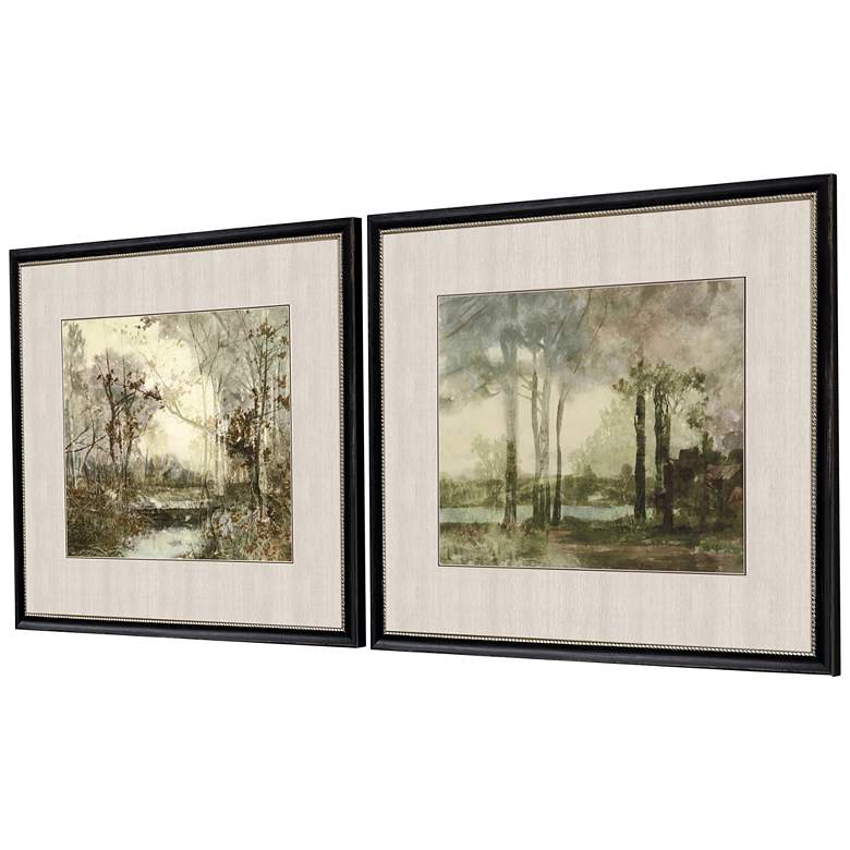 Image 4 Sunset Pond II 30"W x 26"H Framed Art Set of 2 more views