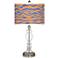 Sunset Stripes Giclee Apothecary Clear Glass Table Lamp