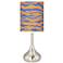 Sunset Stripes Giclee Droplet Table Lamp