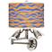 Sunset Stripes Giclee Swing Arm Wall Lamp