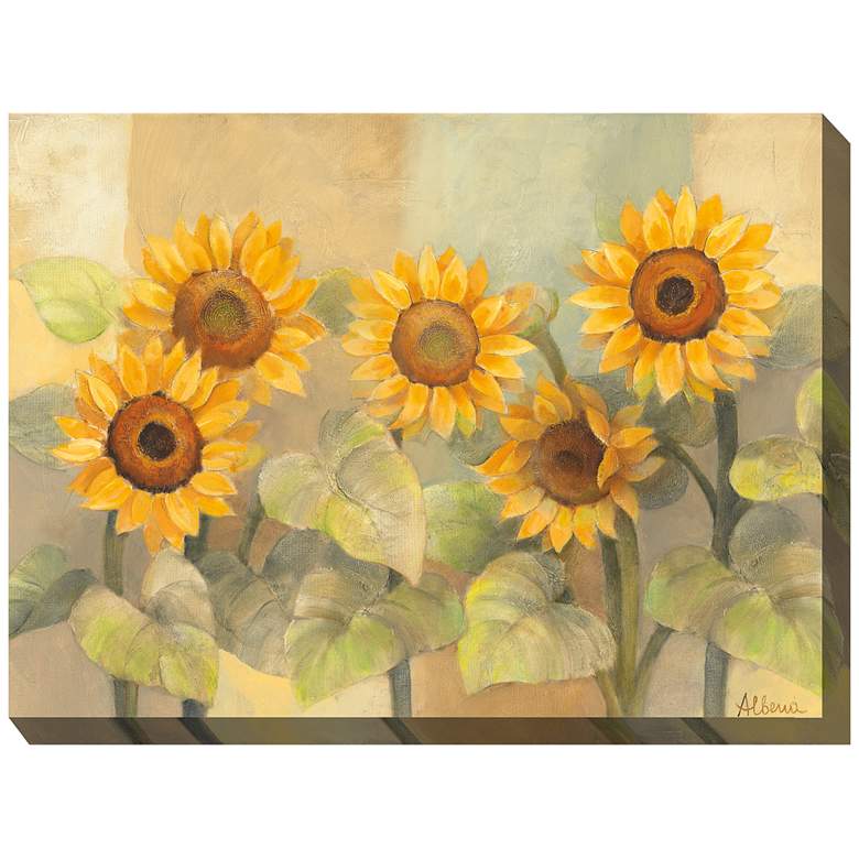 Image 2 Sunshades 40" Wide Rectangular Outdoor Canvas Wall Art