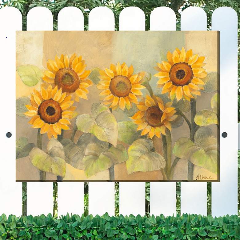 Image 1 Sunshades 40" Wide Rectangular Outdoor Canvas Wall Art