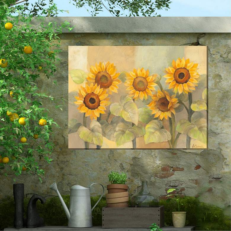 Image 3 Sunshades 40" Wide Rectangular Outdoor Canvas Wall Art more views