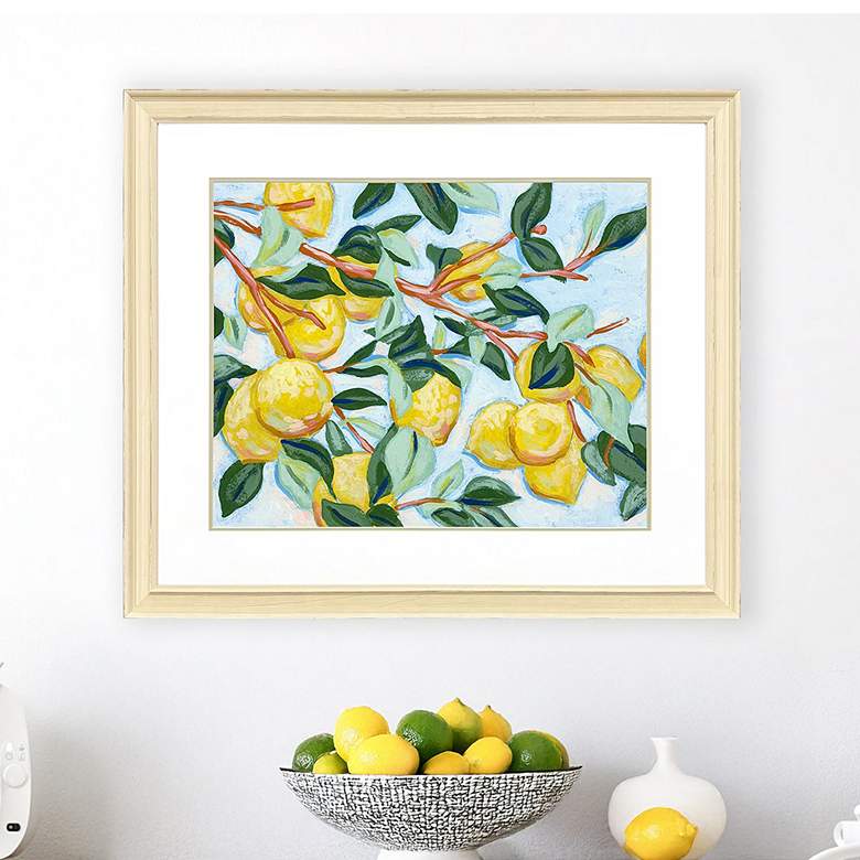 Image 1 Sunshine Citrus I 42"W x 36"H Framed Art