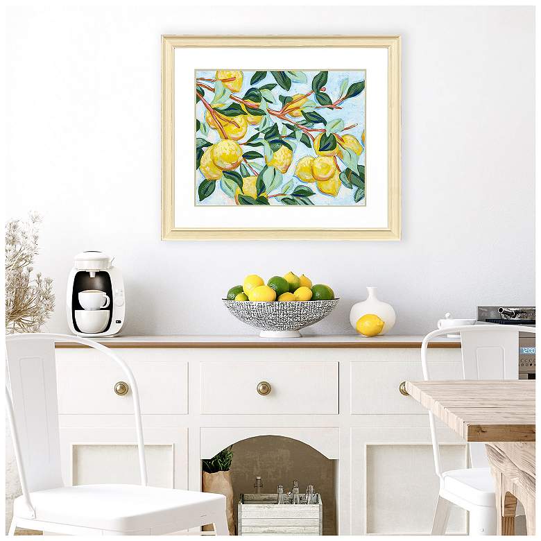 Image 5 Sunshine Citrus I 42"W x 36"H Framed Art more views