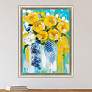 Sunshine Yellow 44" High Rectangular Giclee Framed Wall Art