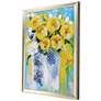 Sunshine Yellow 44" High Rectangular Giclee Framed Wall Art