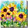 Sunshiny Day No2 24" Square Outdoor Canvas Wall Art