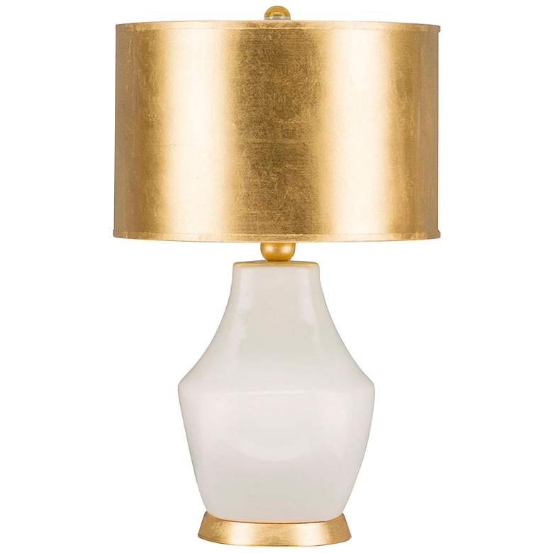 Image 2 Sunstrike Ivory Glazed Ceramic Accent Table Lamp
