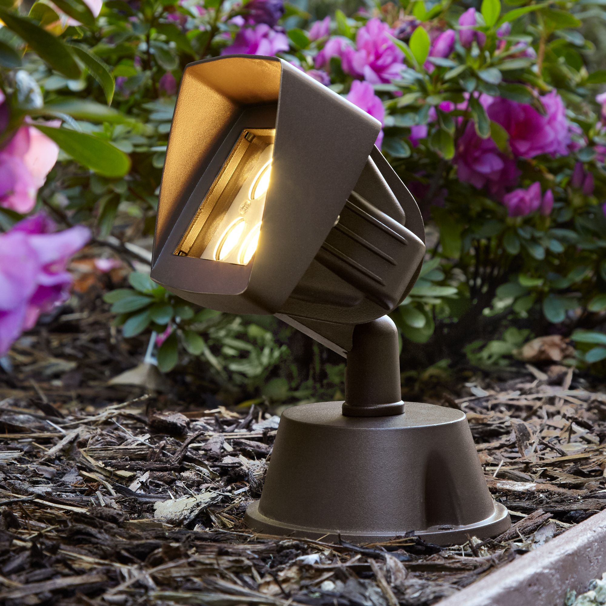 bronze led landscape lights