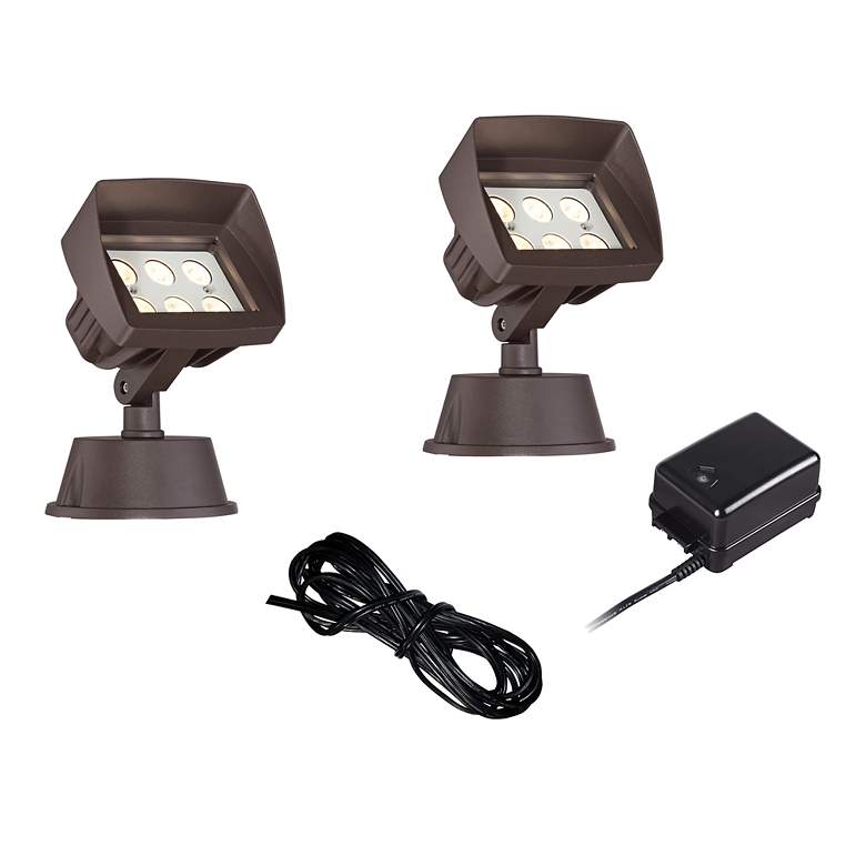 Image 1 Super Duty Eastham Bronze 4-Piece LED Landscape Light Set