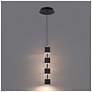 4_Super Star 13.75"H x 2"W 1-Light Mini-Pendant in Black more views