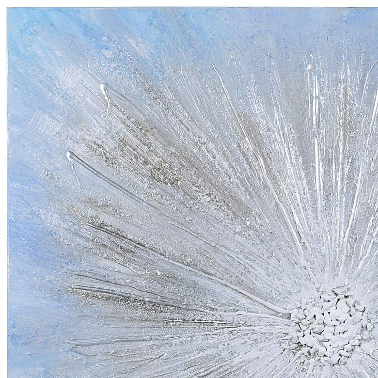 Image 4 Supernova 36" Square Hand-Painted Canvas Wall Art more views