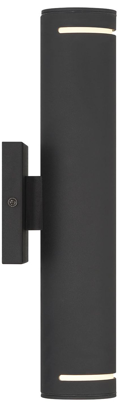 Image 7 Supotto 14" High Sand Black LED ADA Outdoor Wall Light more views