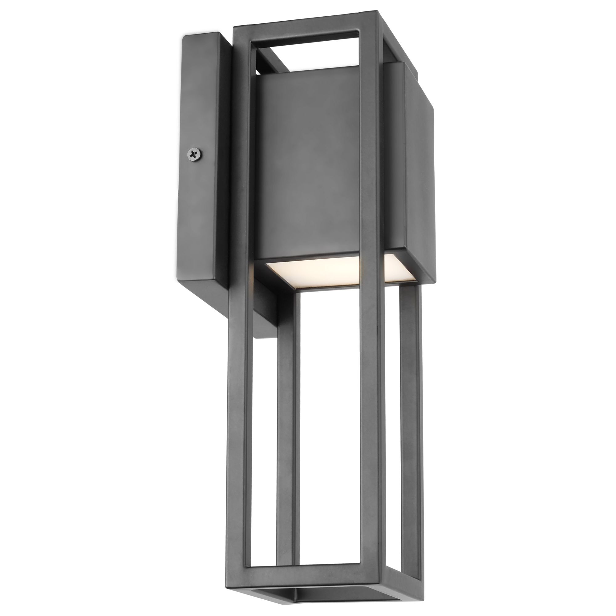 Supreme; 10W LED; Small Wall Lantern; Matte Black Finish