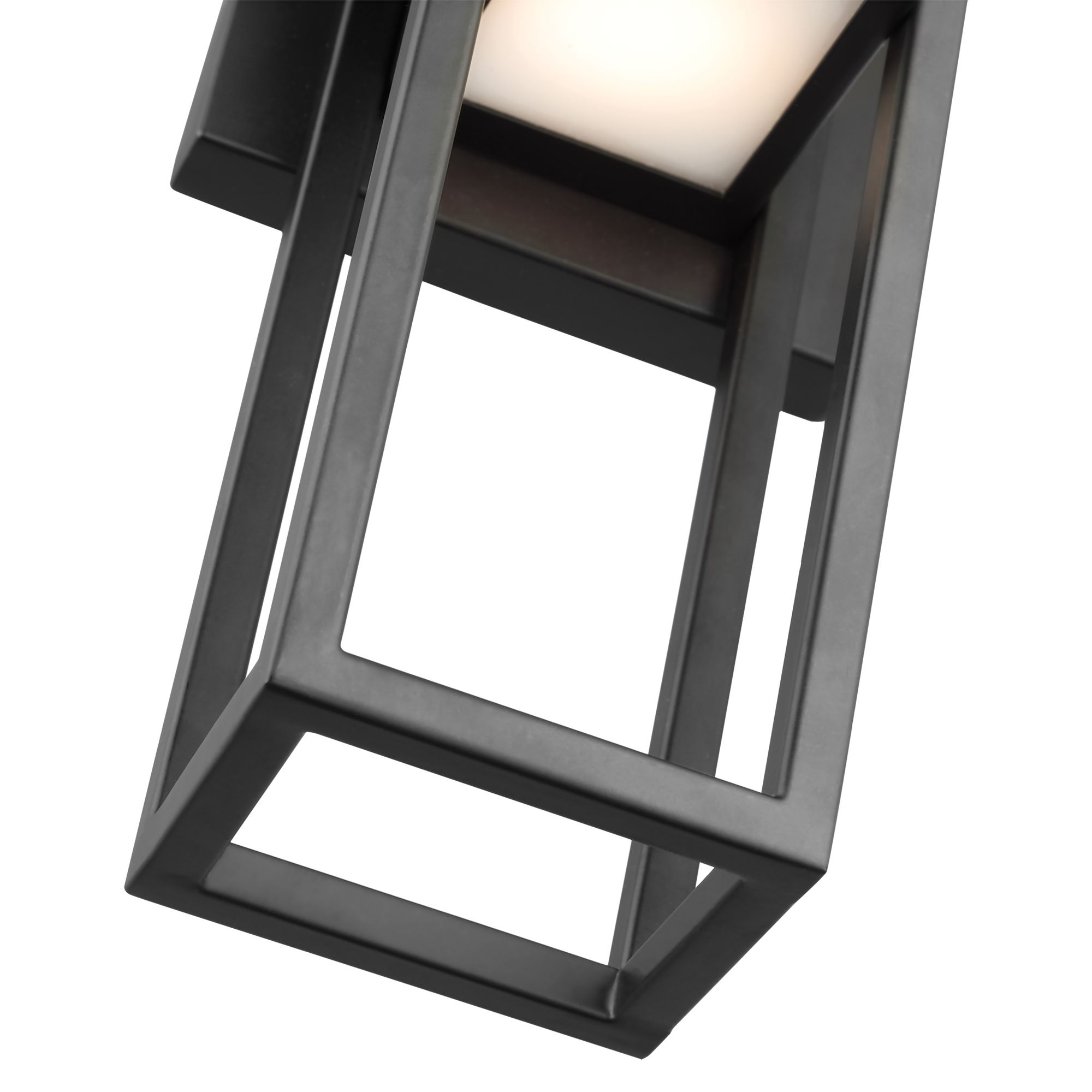 Supreme; 10W LED; Small Wall Lantern; Matte Black Finish