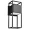 Supreme 17" High Matte Black LED Outdoor Wall Light