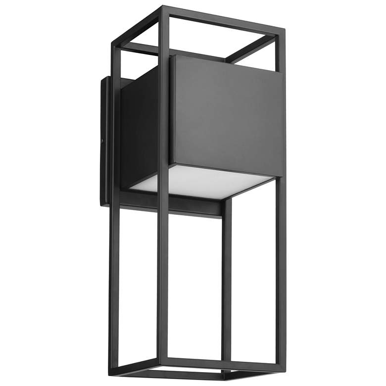 Image 1 Supreme; 18W LED; Large Wall Lantern; Matte Black Finish