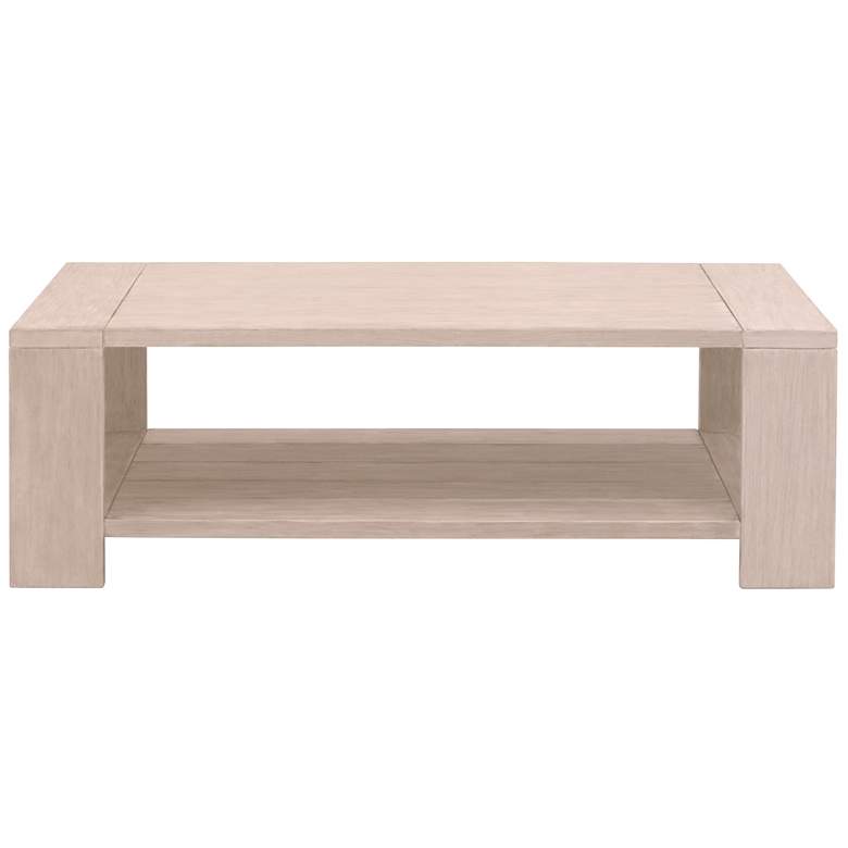 Image 1 Sur Outdoor Coffee Table, Washed Ever Teak