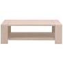 Sur Outdoor Coffee Table, Washed Ever Teak