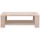 Sur Outdoor Coffee Table, Washed Ever Teak