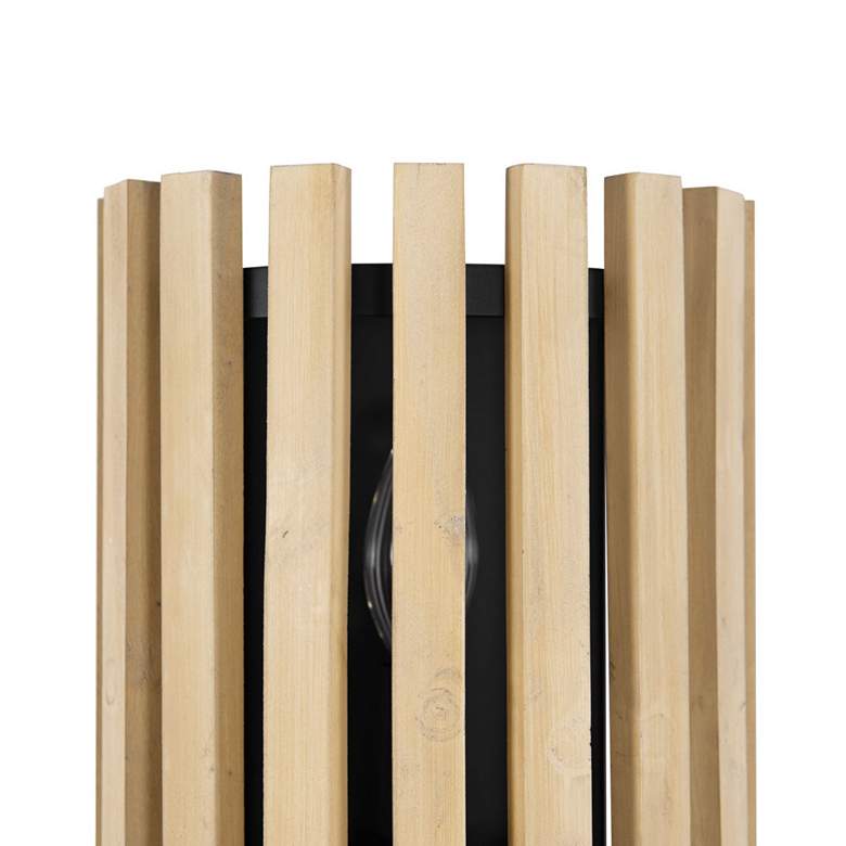 Image 4 Suratto 1-Lt Sconce - Matte Black/Honey Blonde more views