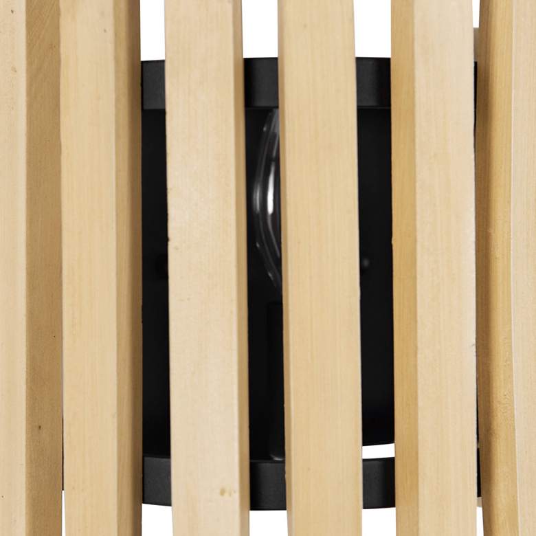 Image 5 Suratto 1-Lt Sconce - Matte Black/Honey Blonde more views