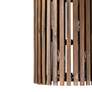 Thumbnail4 of Suratto 18" Wide Black and Walnut Wood 6-Light Pendant Light more views