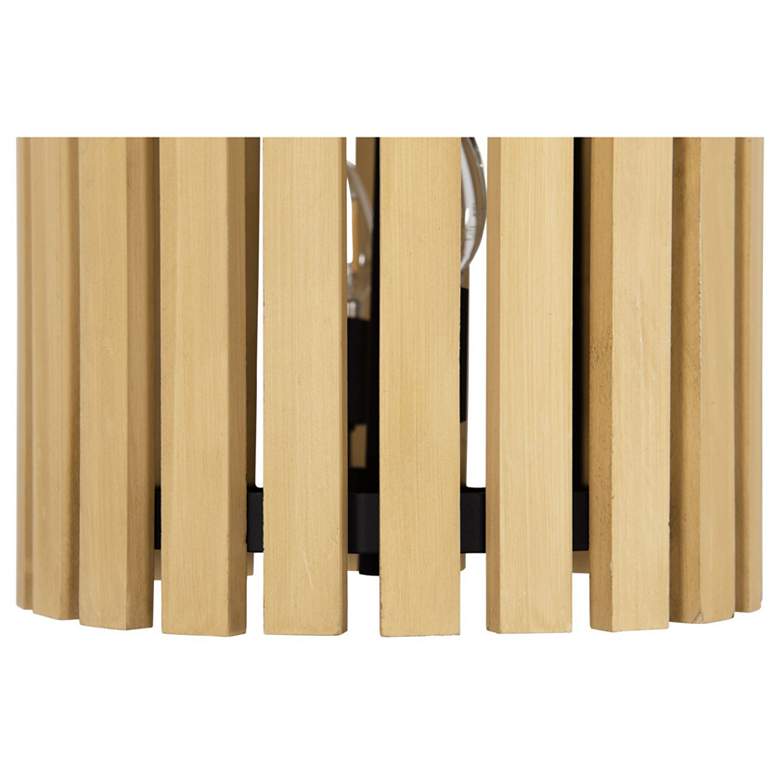 Image 6 Suratto 2-Lt Pendant - Matte Black/Honey Blonde more views