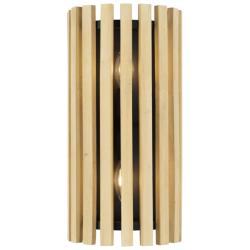 Suratto 2-Lt Sconce - Matte Black/Honey Blonde