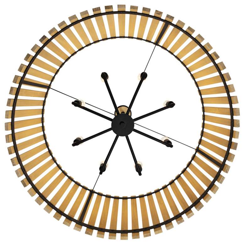 Image 3 Suratto 8-Lt Pendant - Matte Black/Honey Blonde more views