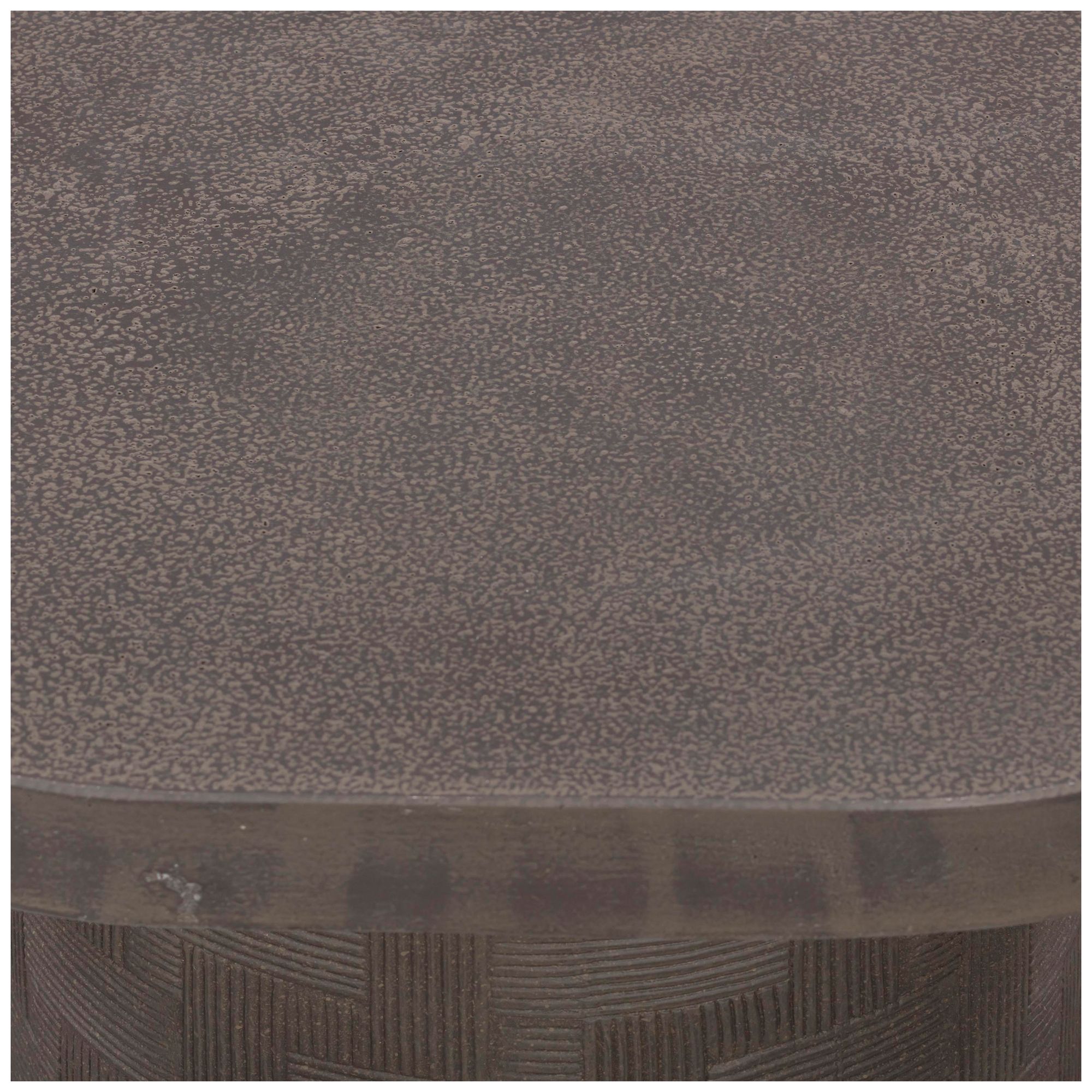 Image 4 Suraya Dark Umber Concrete Side Table more views