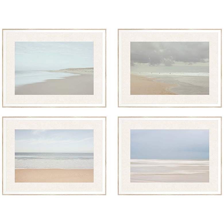 Image 2 Surf 24" Wide 4-Piece Rectangular Giclee Framed Wall Art Set