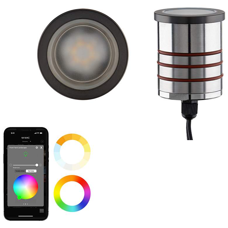 Image 2 Surface Mount 0.63"x2.88" Path Light 1-Light Stainless Steel more views