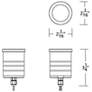 4_Surface Mount 0.63"x2.88" Path Light 1-Light Stainless Steel more views